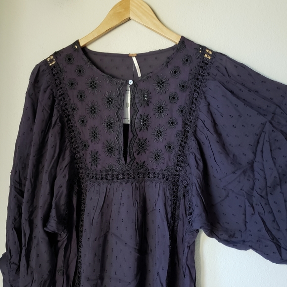 Free People | Embroidered Tunic Dress - Picture 8 of 15